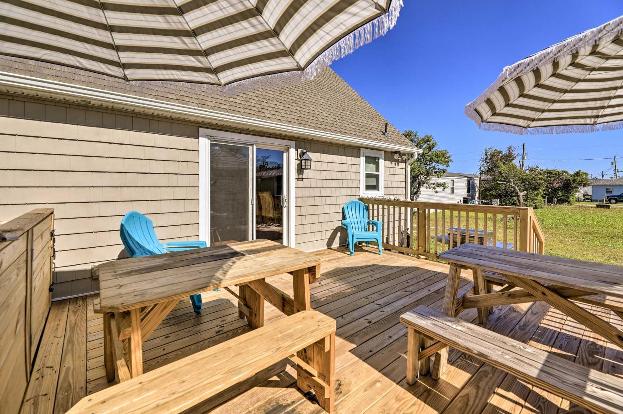 The Willowberry House With Deck And Grill! Harkers Island Exterior photo